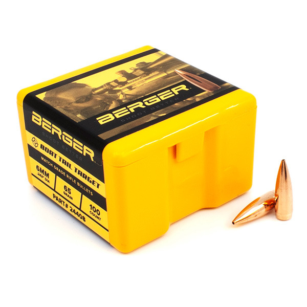 Berger 24408 Bullets 243 Cal 6mm Dia 65 Gr Target HPBT 100 Ct - Other ...