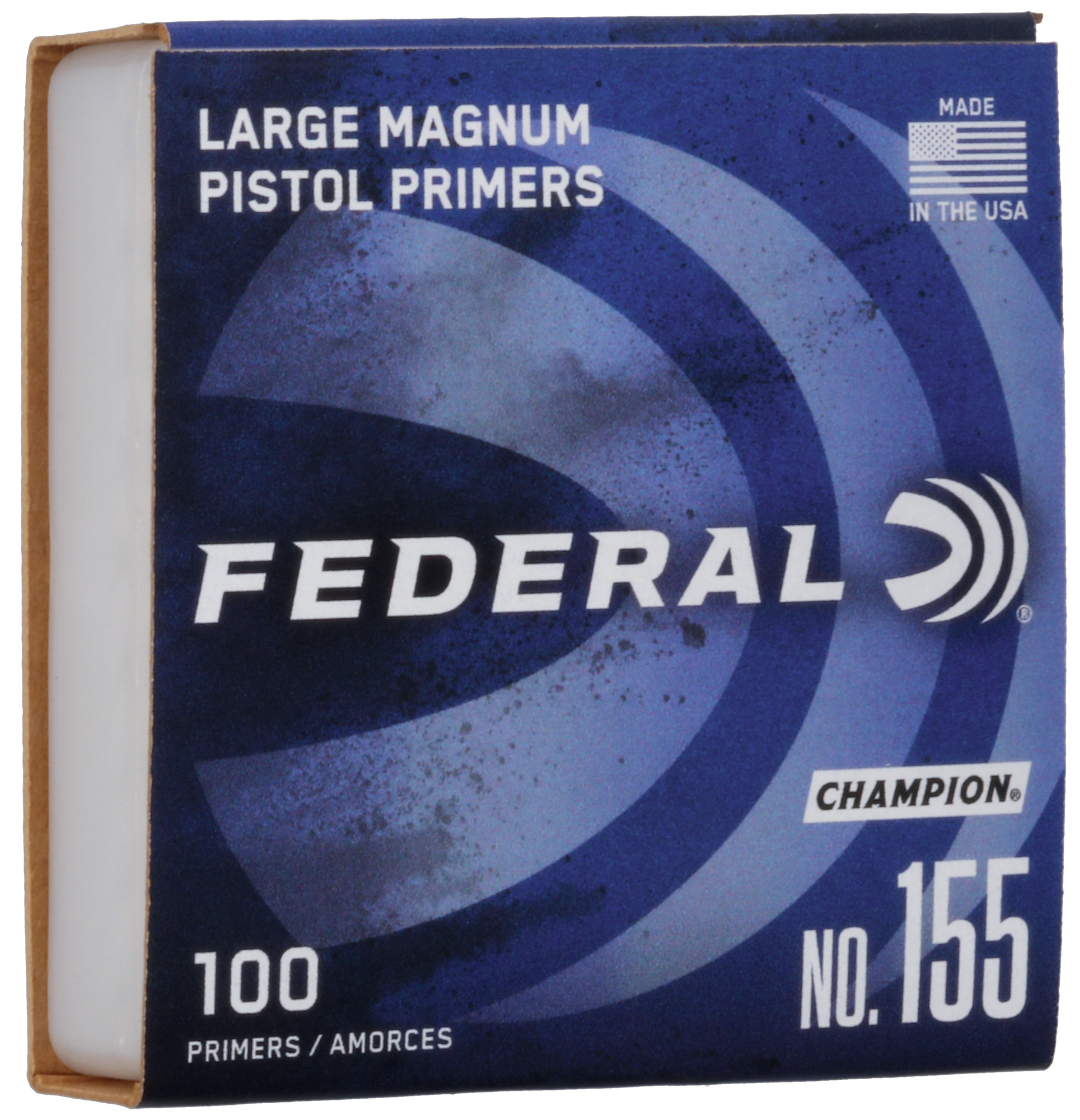 Federal 155 Large Pistol Magnum Primers Brick 1000 (10 Trays of 100) #155-img-0
